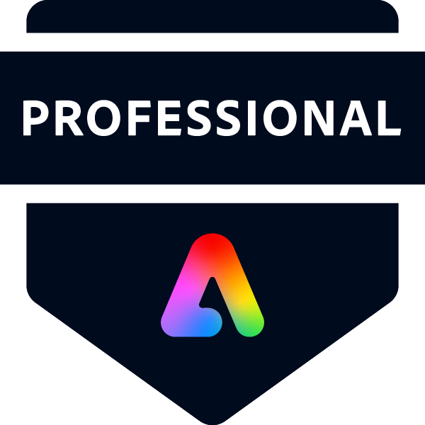 Adobe Certified Professional badge