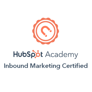 HubSpot Academy Inbound Marketing Certified badge