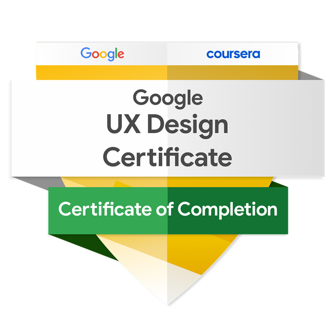 Google UX Design Professional Certificate badge
